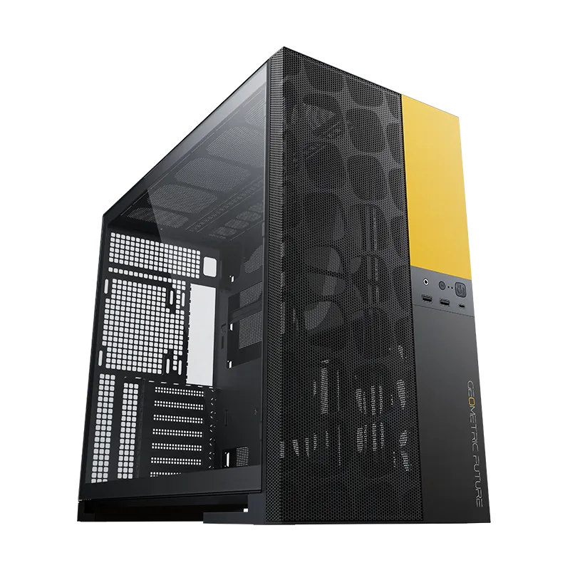 Geometric Future кутия Case EATX - Model 5 Vent Black/Yellow