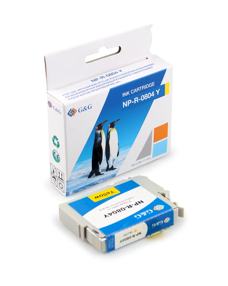 ГЛАВА ЗА EPSON STYLUS PHOTO R 265/360/RX 560/585/685/P 50/PX 650/660/700/710/720/800/810 - Yellow - T0804Y -