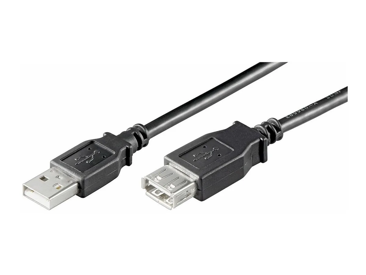 КАБЕЛ MICROCONNECT USB 2.0 Extension - 1.8m - PN USBAAF2B