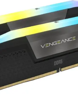 Памет за компютър Corsair Vengeance RGB DDR5 32GB (2x16GB) DDR5 6400 MHz