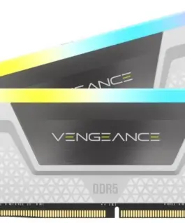 Alternative view of Памет за компютър Corsair Vengeance RGB DDR5, 6000MHz 32GB 2x16GB DIMM, CL30-36, Intel XMP и AMD EXPO