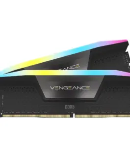 Alternative view of Памет за компютър Corsair Vengeance RGB DDR5 32GB (2x16GB) DDR5 6400 MHz CL36, AMD EXPO and Intel XMP