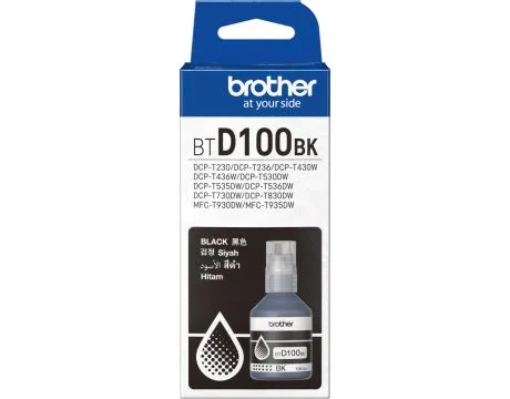 БУТИЛКА МАСТИЛО ЗА BROTHER MFC-T930DW/DCP-T830DW/DCP-T730DW/DCP-T530DW/DCP-T430W/DCP-T230 - Ink Bottle - Black - PN BTD1