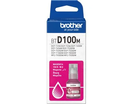 БУТИЛКА МАСТИЛО ЗА BROTHER MFC-T930DW/DCP-T830DW/DCP-T730DW/DCP-T530DW/DCP-T430W/DCP-T230 - Ink Bottle - Magenta - PN BT
