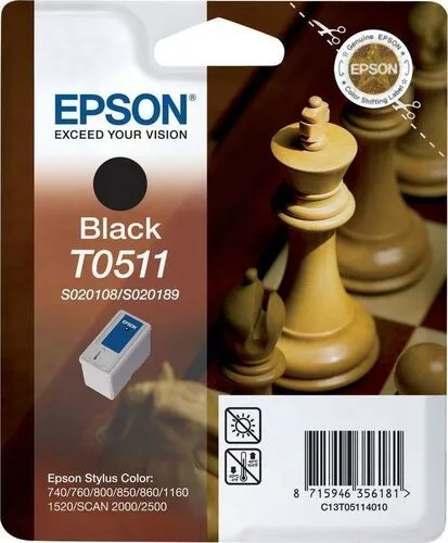 ГЛАВА ЗА EPSON STYLUS 740/760/800/850/860/1160/1520/SCAN 2000/2500 - S020108/S020189 - Black - OUTLET - PN