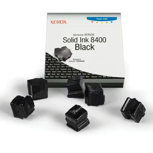 МАСТИЛО ЗА XEROX ColorStix PHASER 8400 -  Black - 6 pcs ink Sticks - OUTLET - PN 108R00608