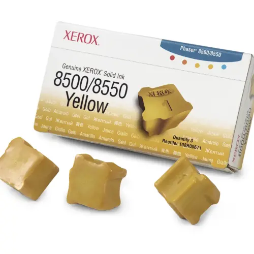 МАСТИЛО ЗА XEROX ColorStix PHASER 8500/8550 - ink 3 Yellow Sticks - OUTLET - PN 108R00671