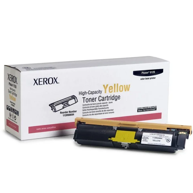 КАСЕТА ЗА XEROX Phaser 6120N/6115 MFP/D - Yellow - HIGH CAPACITY - PN 113R00694