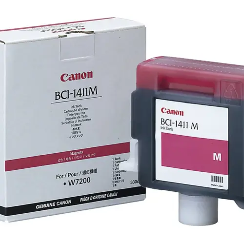 ГЛАВА ЗА CANON W 7200/8200/8400 - Magenta - ink tank - BCI-1411M (BCI1411M) - PN 7576A001