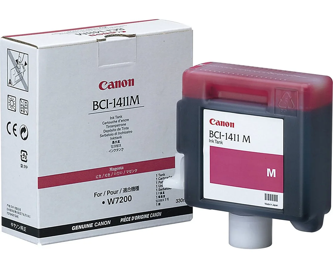 ГЛАВА ЗА CANON W 7200/8200/8400 - Magenta - ink tank - BCI-1411M (BCI1411M) - PN 7576A001
