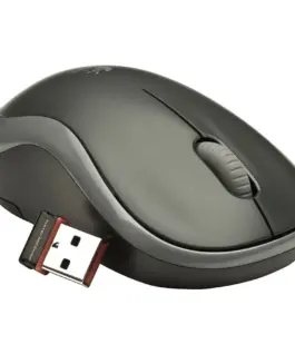 Безжична мишка LOGITECH M185 Wireless Mouse - SWIFT GREY - EWR2