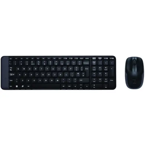 Клавиатура LOGITECH MK220 Wireless Combo - BLACK - US INTL EER