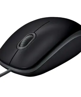 Мишка за компютър LOGITECH B110 Corded Mouse - SILENT - BLACK - USB - B2B