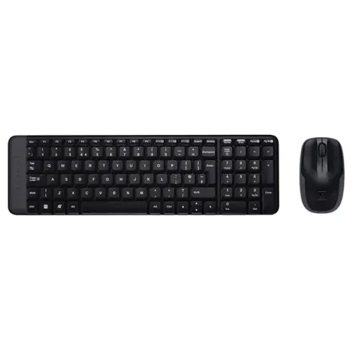 КОМПЛЕКТ МИШКА + КЛАВИАТУРА LOGITECH MK220 US – Wireless – Black – БЕЗ БДС КИРИЛИЗАЦИЯ