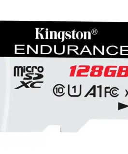 Карта памет Kingston 128GB microSDXC Endurance 95R/45W C10 A1 UHS-I Card Only