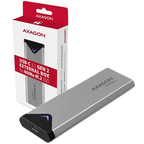 Чекмедже за диск AXAGON EEM2-UG2 USB-C 3.1 Gen 2 - M.2 NVMe SSD 42-80mm box - Image 24
