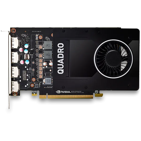 Видео карта PNY NVIDIA QUADRO P2200 5GB GDDR5, 160-bit, PCIEx16 3.0, DP 1.4 x4, Active cooling, TDP 75W, FP, Retail (1 × DP to DVI (SL), 1 × Quick Installation Guide included) - Image 32