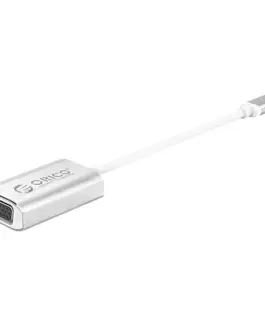 Alternative view of Адаптер USB Type-C към VGA Silver Orico XC-102-SV