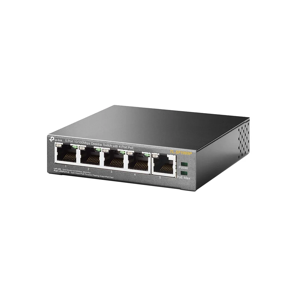 5-портов 10/100Mbps комутатор TP-Link TL-SF1005P с 4-PoE+ порта - Image 83