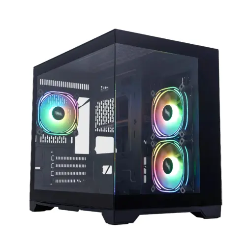 1stPlayer кутия Case mATX - MV6-TP Black - 3 fans included