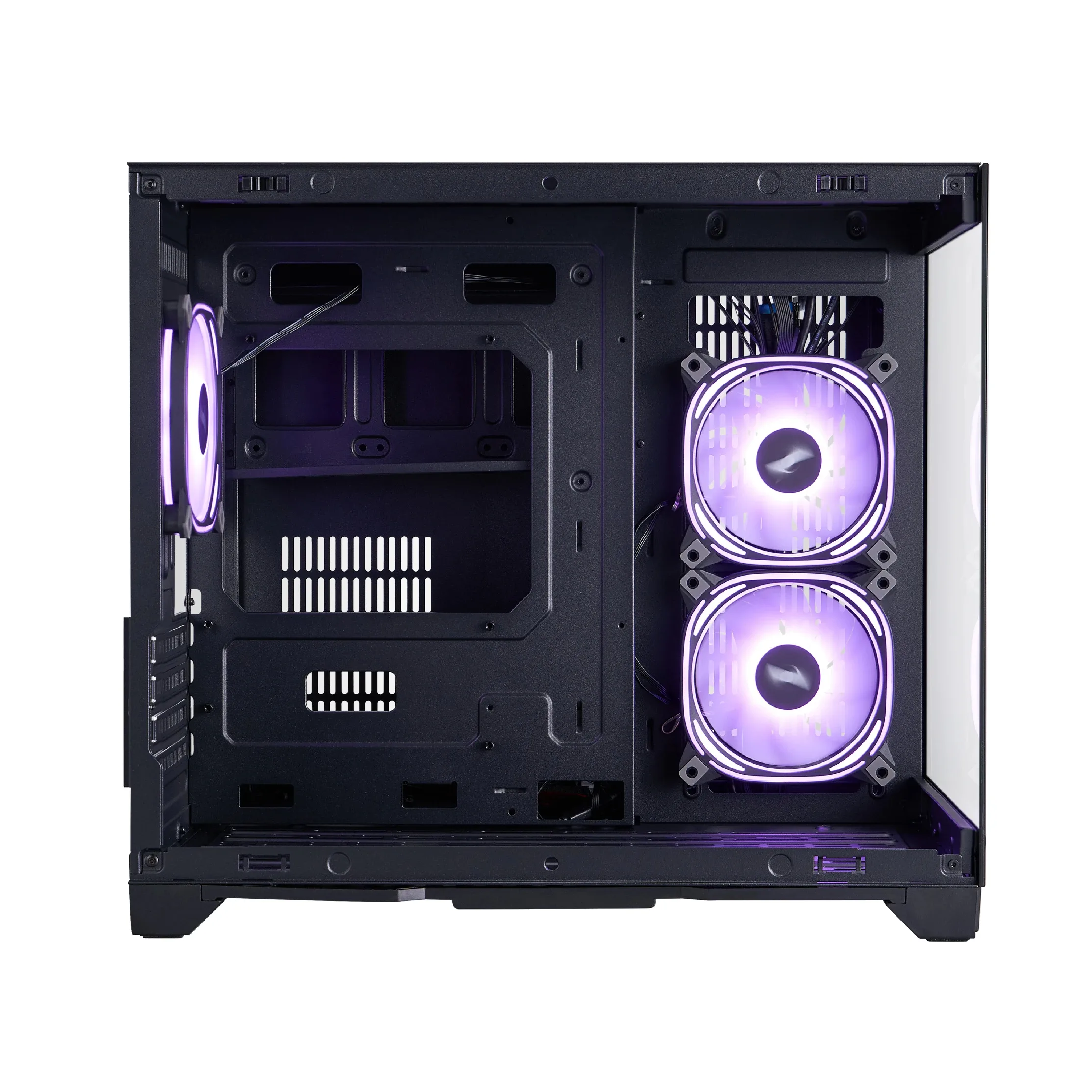 1stPlayer кутия Case mATX - MV6-TP Black - 3 fans included - Image 170