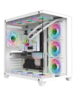 1stPlayer кутия Case ATX - MEGAVIEW MV8 White