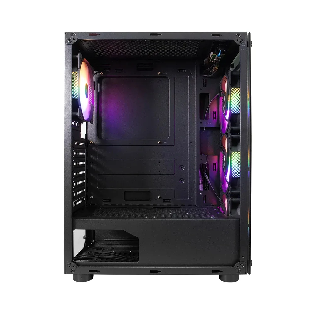 1stPlayer Кутия Case ATX - Fire Dancing V3-B RGB - 4 fans included - Image 9