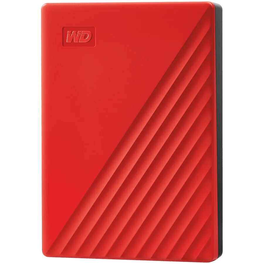 Външен хард диск HDD External WD My Passport (4TB USB 3.2) Red