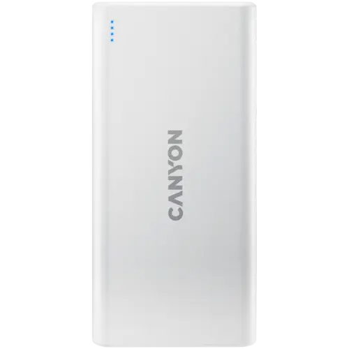 Външна батерия CANYON power bank PB-106 10000 mAh White