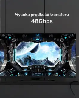 Alternative view of Unitek HDMI кабел 2.1 8K 60Hz 5m, C11068GY01-5M