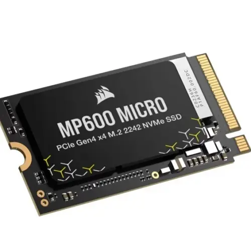 Corsair SSD 1TB MP600 MICRO 7000/6200 MB/s PCIe 4.0 x4 NVMe M.2 2242