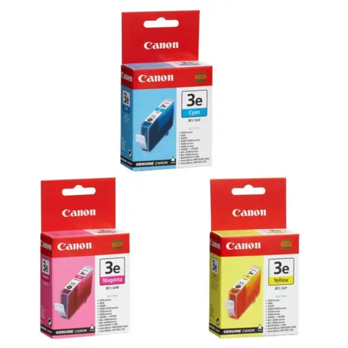 КОМПЛЕКТ 3 ГЛАВИ CANON i550/850/6100/6500/S400/S500/S600/S45000 - BJC-3000/BJC-6000 - Multi pack - BCI-3eC (BCI3eC)/BCI-