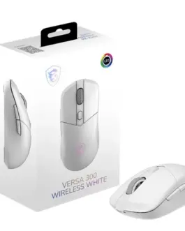 Alternative view of MSI Mouse Versa 300 Wireless бял