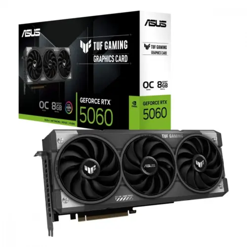 Asus видео карта GeForce RTX 5060 TUF GAMING OC 8G GDDR7 128BIT HDMI/3DP