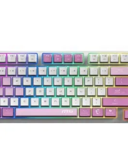 MSI Gaming клавиатура Forge GK600 TKL W виолетов US