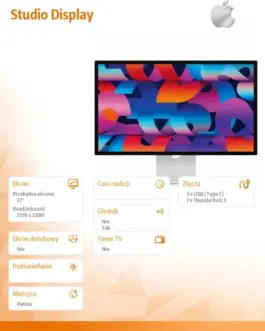 Alternative view of Apple STUDIO DISPLAY NANO/HEI GHT/1M