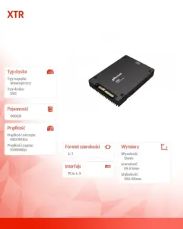 Alternative view of Micron SSD XTR 960GB NVMe U.3 15mm 30DWPD Single Pack