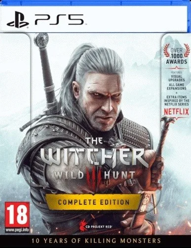 Cenega Game PlayStation 5 The Witcher 3: The Wild Hunt - Complete Edition + 10th Anniversary