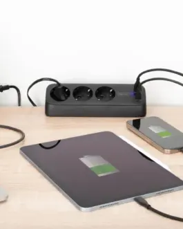 Alternative view of Digitus Power strip with USB DA-70625