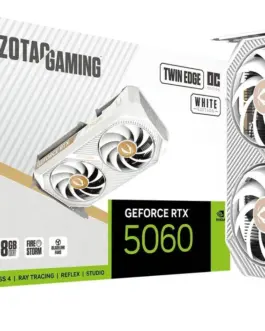 Alternative view of ZOTAC видео карта GeForce RTX 5060 8GB TWIN EDGE OC GDDR7 128bit 3DP/HDMI бял