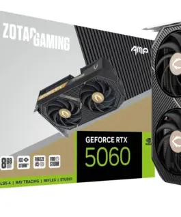 Alternative view of ZOTAC видео карта GeForce RTX 5060 AMP 8GB GDDR7 128bit 3DP/HDMI