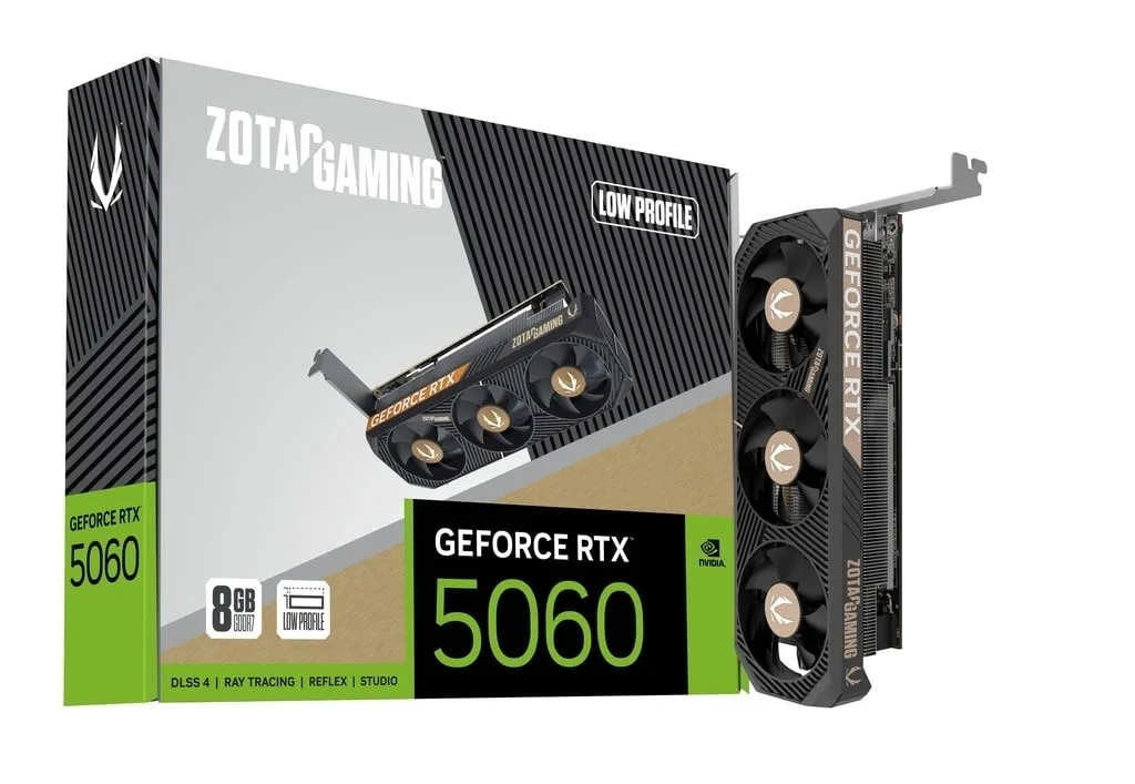 ZOTAC видео карта GeForce RTX 5060 LP 8GB GDDR7 128bit 2DP/HDMI
