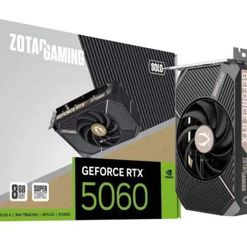 ZOTAC видео карта GeForce RTX 5060 SOLO 8GB GDDR7 128bit 3DP/HDMI