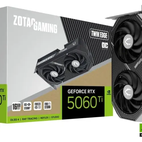 Alternative view of ZOTAC видео карта GeForce RTX 5060 Ti 16GB TWIN EDGE OC GDDR7 128bit 3DP/HDMI