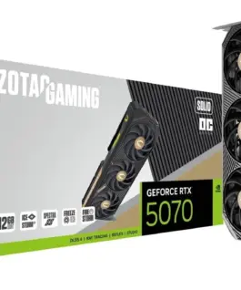 ZOTAC видео карта GeForce RTX 5070 SOLID OC 12GB GDDR7 192bit 3DP/HDMI