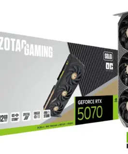 Alternative view of ZOTAC видео карта GeForce RTX 5070 SOLID OC 12GB GDDR7 192bit 3DP/HDMI