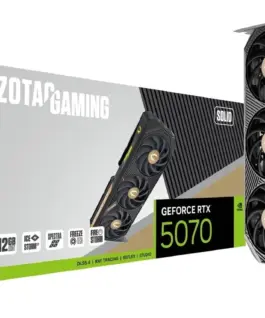 ZOTAC видео карта GeForce RTX 5070 SOLID 12GB GDDR7 192bit 3DP/HDMI