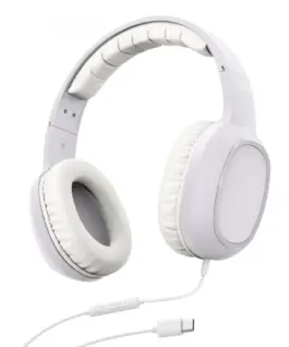 Hama Over ear слушалки Fun C with microphone бял