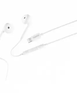 Hama слушалки Glow with microphone бял