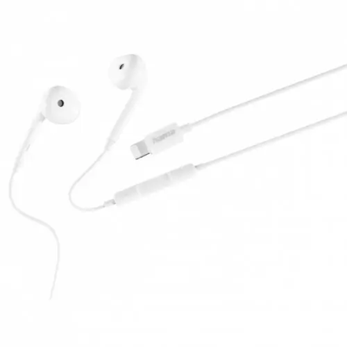 Hama слушалки Glow with microphone бял